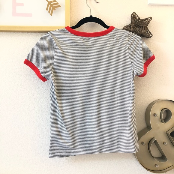 🥑 2/$40 H&M striped baseball tee - Picture 2 of 5